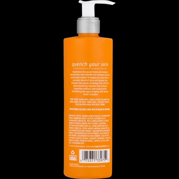 2-Aqua Spa Energize Citrus+Ginger Body Cleanser, 12 fl oz - Picture 4 of 6